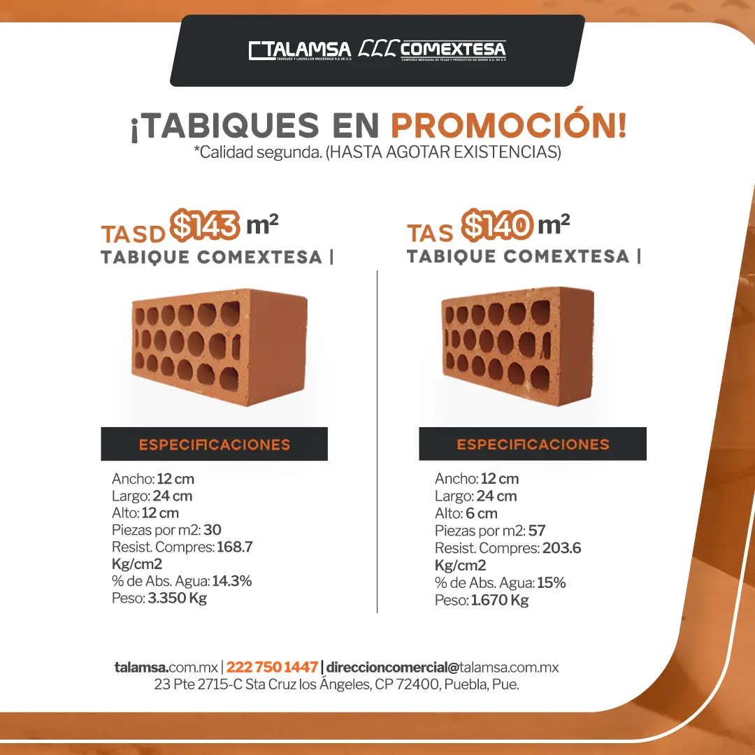 Tabique en Promoción